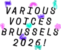 Logo for Various Voices Brussels 2026